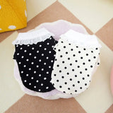 Pet Supplies Cute Dog Polka Dot Vest Soft Fashion Dog Clothes Breathable Thin Design Pet Summer Skirt For Puppy Kittens