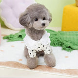 Pet Supplies Cute Dog Polka Dot Vest Soft Fashion Dog Clothes Breathable Thin Design Pet Summer Skirt For Puppy Kittens