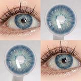 Popxstar  1pair New ARTHUR Color Contact Lenses for Eyes Green Eye Lenses Gray Contacts Fashion Cosmetic Pupils Yearly Color Eyes