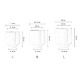 Gradient color petal-shaped flowerpot flower pot plant pot planter ceramic home office desktop artwork ornament