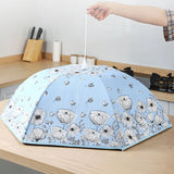 Popxstar  70/80 Cm Household Folding Dining Table Cover Insulation Dish Covers Winter Dust-Proof Insulation Leftover Food Kitchen Supplies