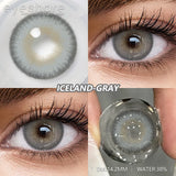 Natural Colored Contact Lenses Blue Eye Contacts Gray Beauty Pupils Brown Eye Lenses Yearly Green Color Eyes Contacts