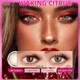 Popxstar Contact Lenses Color Cosmetics Multicontact Eye Contact Lenses Korean Makeup Colored Puipls Cosmetic Natual Lens Gray Lens