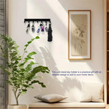 Popxstar Metal Key Holder Home Wall Hooks Organizer Door Entryway Hallway Kitchen Wall Bedroom Decor Rack with 7/9 Hooks