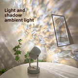 Single Head Water Ripple Desk Lamp 180 Degree Adjustable for Bedroom Living Room Bar Home Indoor Atmosphere Decoration Lighting