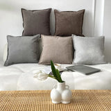 45x45cm High Quality Pillow Case Pillow Case Light Luxury Nordic Home Pillowcase Sofa Plush Cushion 21 Color Pillow Case