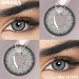 Popxstar  Blue Contact Lenses Colored Contacts for Eyes 1 pair Brown Eye Lenses Gray Lenses Yearly Cosmetic Makeup Eye Contacts