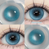 Popxstar  2pcs/pair New Cosplay Contact Lenses for Eyes Makeup Pupils Cosmetics Blue Eye Color Lenses for Myopia Lens 14.2/14.5mm