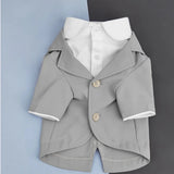 New Summer Pet Apparel: Classic Casual Two-Piece Suit for Teddy, Bichon, and Small Dogs