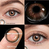 Popxstar  Natural Color Lens Eyes 2pcs Color Contact Lenses For Eyes Beauty Contact Lenses Eye Cosmetic Color Lens Eyes
