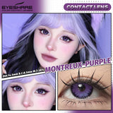 Popxstar  Purple Anime Cosplay Contact Lenses for Eyes Halloween Lenses Anime Accessories Lenses Role playing contact lenses
