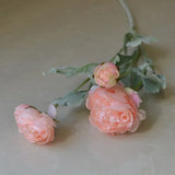 5Pc/lot Artificial Flocking Silk Flower Dew Lotus Home Decoration Camellia Bridal Bouquet Wedding Decor party flower arrangement