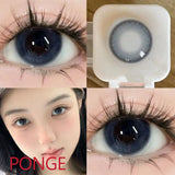 Popxstar Coslens Women Men Color Anime Accessories Glasses 14.20mm Soft Contact Lens for Eyes Cosmetic  линзы для глаз цветные Ponge