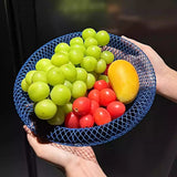 Good-looking storage basket metal iron home living room coffee table kitchen fruit vegetable hollow-out Draining rack shelf
