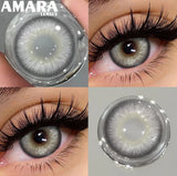 Popxstar  1 Pair Black Color Contact Lenses for Eyes 14.5mm Fashion Contact Lenses Brown Natural Contact Lenses Gray Soft Lens