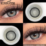 2pcs Natural Color Contact Lenses for Eyes Soft Lenses Colorful Beauty Pupils Gray Brown Contacts Yearly Blue Eye Lens