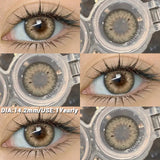 1 Pair Color Contact Lenses for Eyes Color Eye Lens Blue Eye Lenses Brown Lenses Gray Pupils Lens Yearly Green Contacts