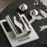 Popxstar Nordic Stainless Tissue Case Mirror Napkin Holder Silvery Napkin Box Desktop Tissue Box Table Decoration Kitchen Accessories