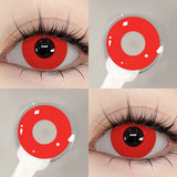 Cosplay Contact Lens Beauty Cosmetics Colored Contacts Black Lenses Halloween Makeup Cosplay White Lens Circle Block Lens