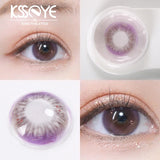 Popxstar 2Pcs Eyes Contacts Lenses with Diopter Fashion Soft Myopia Colored Lenses for Eyes Makeup Diameter 14.2mm Fast Shipping