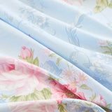 3pc 100% Pure Cotton Down Duvet Cover Set Including 1 Duvet Cover and 2 Pillowcase Soft and Skin Friendly Breathable Bedding Set