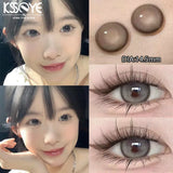 Popxstar  2Pcs New Eyes Color Contact Lenses with Myopia Diopter Natural Eyes Color Lenses Beautiful Pupil Yearly Use Fast Shipping