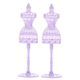 Popxstar Mannequin Hollow Model hanger Stand Rack Holder for Dolls Girls Fantasy Doll Display Holder Dress Clothes Gown Doll Accessories