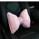 1pc Ergonomic Car Headrest Lumbar Neck Pillow - Comfortable Polyester, Enhances Driving Experience