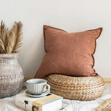 Popxstar Cotton Linen Sofa Cushion Cover Decoration Throw Pillow Cover Waist Pillowcase Pillows for Sofa Bed Chair Couch Decorative