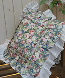 1 Piece Decorative Pillowcases Ruffle Design Pillow Cover Rustic Lace Pillowcase Bed Princess Throw Pillow Case