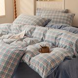 Popxstar  Winter Flannel Solid Color Duvet Cover for Winter Soft Warm Keep Warm Bed Quilt Covers Milk Velvet Queen King Bed Home Textiles