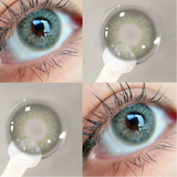 Popxstar 1 Pair Colorcon Colored Contact Lenses with Degree Myopia Lenses Blue Eye Lenses High Quality Natural Contact Lenses