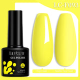 Popxstar 7ML Translucent Jelly Amber Gel Nail Polish Nude Color Semi Permanent Soak Off UV Nail Arts Manicure DIY Varnish Design