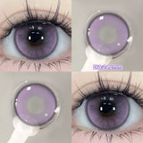 Popxstar  2PCS Halloween Myopia Contact Lenses Cosplay Colored Contact Lenses Prescription Lens Natural Pupils Eye Color Lenses