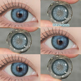 Popxstar  New Green Contact Lenses Beauty Eye lenses Myopia Color Contact Lenses for Eyes Natural Color Pupils Blue Lens 2pcs/pair