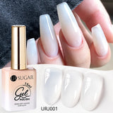 popxstar UR SUGAR 15ml Jelly Milky White Translucent Color Gel Polish Semi Permanent UV Gel Nail Art Soak Off Gel Varnish Latest Fashion