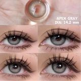 Popxstar 1 Pair Big Eye Korean Lenses Colored Contact Lenses with Degree Myopia Lenses Green Lenses Black Lenses Prescription