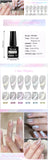 Popxstar  7ml Water Light Cat Magnetic Gel Nail Polish Colored Glass Bead Effect Transparent Soak Off UV Gel LED Nail Art Varnish