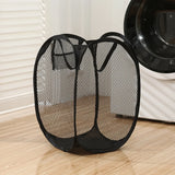 Popxstar  Collapsible Pop-up Mesh Laundry Basket Portable Clothes Hamper for Easy Washing and Storage of Dirty Clothes Socks Toys Sundries