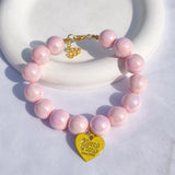 Adjustable Oval Shape Pearl Cat Necklace for Small Dogs And Puppies Pet Jewelry Collar for Wedding Party Accessories