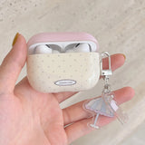 Popxstar Simple Style Girl Silicone Case For AirPods1 2 For AirPods 3 For AirPods Pro Earphone Accessories Cute Pink Umbrella Dog Pendant