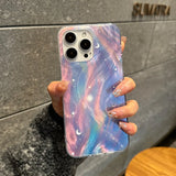 Fashion Bling Glitter Starry Butterfly Gradient Case For iPhone 17 Pro Max 14 13 12 15 16 Plus Shockproof Protective Back Cover