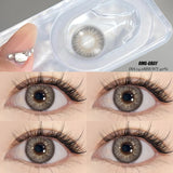 Popxstar  1 Pair Myopia Colored Contact Lenses for Eyes Brown Lens Blue Eye Lenses With Diopters Prescription Fashion Lenses