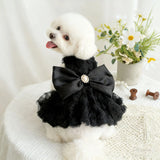 Pet Spring Wedding Dress Dress Cute Pet Cat Dog Teddy Vest Coat Puppy Clothes Dog Dresses for Small Dogs