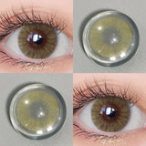 Popxstar Natural Contact Lenses with Degree Colored Pupils for Eyes Cosmetics  Lenses with Diopters Prescription Lenses Icy Gray Lens