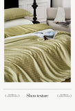 Popxstar  Nordic Silk Bedding Set 4pcs Luxury Lyocell Duvet Cover Set Flat Sheets Set 2 Pillowcases Twin Double Queen Size Bed Linen Set
