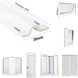 Popxstar 40M-4M Acoustic Insulation Foam Window Weather Seal Strip for Sliding Door Windows Windproof Soundproof Cotton Seal Gap Filler