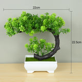Popxstar Artificial Plants Bonsai Small Tree Pot Fake Plant Flowers Potted Ornaments For Home Room Table Decoration Hotel Garden Decor