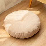 Popxstar Floor Seat Pillow Solid Color Suitable for Meditation Yoga Round Seat Pads Mat Pouf Sofa Chair Bed Car Seat Pillows Cushions
