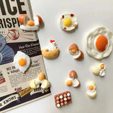 Popxstar 11pcs Miniature Mini Egg Fridge Magnet Home Decoration Photo Message Fixed Magnet